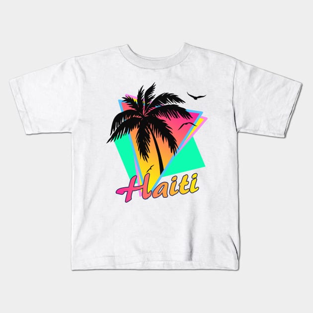 Haiti Kids T-Shirt by Nerd_art